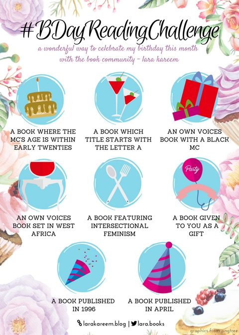 #BdayReadingChallenge